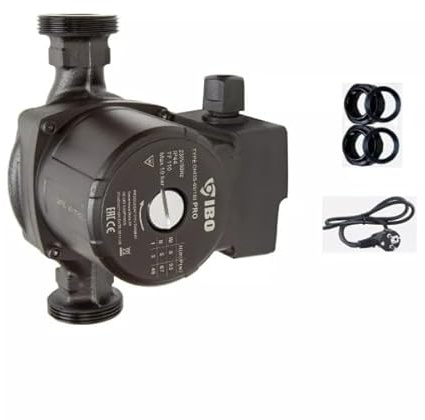 Pompa di circolazione per riscaldamento IBO OHI PRO 15-60/130 acqua calda + raccordo pompa + cavo