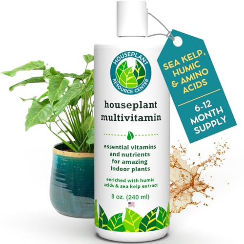 Houseplant Multivitamin - Vitamin D for Plants! Premium Liquid Fertiliser and Indoor Plant Food with Trace Nutrients and Vitamins
