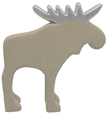 Drescher Keramik Elch ca. 12,5cm x13cm H.