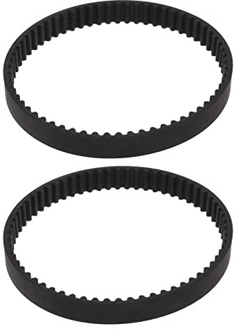 ECSiNG 2X Antriebsriemen Zahnriemen für Vertikutierer HTD320-5M-12 5mm Teilung 12mm Breite 64 Zähne 320mm Umfang Gummi Synchron Riemen Schwarz Ersatzzubehör