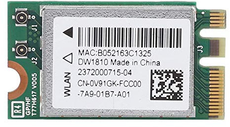ciciglow Scheda di Rete PCI-E, DW1810 2.4G/5G Dual-Band 433Mbps 802.11a/b/g/n/AC Scheda Mini PCI-E WiFi Scheda di Rete Wireless Bluetooth 4.1 per ///dell/