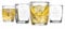 Glaver’s Glass Tumblers Premium Drinking Glasses set Of 4 Genuine Artisan-Made Vintage Italian Style-Elegant 13 Oz Clear Tumbler Glassware Set For Cold, Refreshing Drinks, Beverages, Cocktails