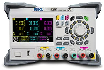 RIGOL Fuente de alimentación DP932A, regulable, 3 salidas, 32 V/3 A, 32 V/3 A, 6 V/3 A, resolución 1 mV/1 mV/1 mA, conexión automática en serie y paralelo