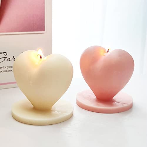 Kerzengießform Liebe Herzform Silikon-Formen Harzform Kerzenform Zum Gießen Kerzenform 3D Kerzengießformen DIY Kerzen 3D-Kerzengussform Zum Selbermachen von Kerzen