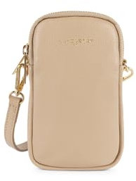 LANCASTER | Dune - Pochette smartphone Cuir de Vachette Grainé Beige foncé