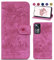 Bxithnr Handyhülle für Xiaomi 12T/ Xiaomi 12T Pro 5G Hülle, Leder Handy Tasche Klapphülle Brieftasche Magnetverschluss Flipcase Cover mit Standfunction für Xiaomi 12T/ Xiaomi 12T Pro 5G Hülle - Rose