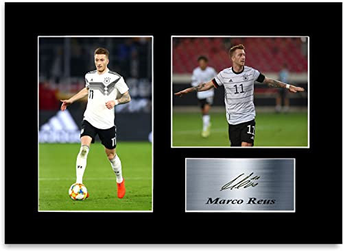 Marco Reus Signiertes Foto Halterung für Fotodisplays A4 Plakate Poster