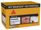 SIKA - Mastic-colle souple - Kit Sikaflex-155 Fixotuile Purform terre cuite - Réparation et collage de tuiles - 24 poches de 400 ml + un pistolet