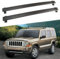 MEFFEE Aluminium Dachträger für Jeep Commander 2002-2010, 2 Stücke, 180 kg Tragfähigkeit, Auto-kompatibel