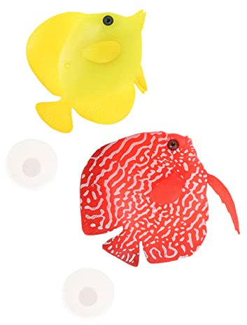 Beaupretty 2st Gefälschter Fisch Künstlich Bewegte Fische Aquarienfische Lebensechte Fischverzierung Aquarium Schwimmende Verzierung Aquarium Künstliche Fische Blaue Tang Kieselgel