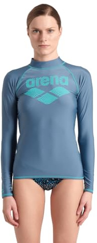 ARENA Damen Women's Rash Vest L/S Graphic Rash Guard Shirt (1er Pack)