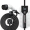 GODIAG Portable EV Charger Type 2 6M Adjustable Current Type 2 Charging Cable 6/8/10/13A UK 3 Pin Plug Electric Car Charger Home EV Charging Station With Bag (IP66 Waterproof)