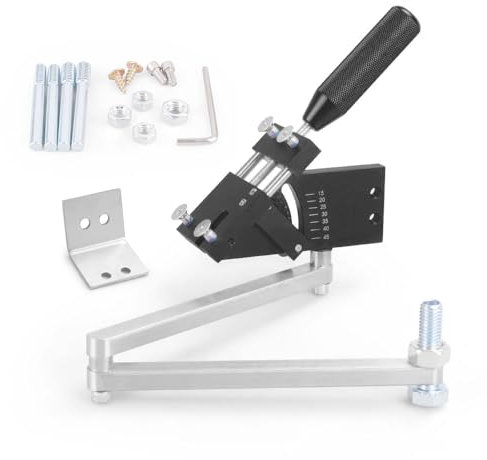 Dyno Racing Adjustable 15°- 45°Lawn Mower Blade Sharpener Kit for Straight and Standard Lawnmower Blades Replacement for 5005