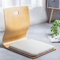 ALMASI Japanischer beinloser Bodenstuhl, Tatami-Raumspielstuhl, hölzerner Meditationsstuhl, Erkerfenster-Lounge-Stuhl, Faule Couch zum Lesen und Fernsehen 46 * 36 * 42cm A