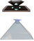 Christol 3D Projection 3D Hologram Projector Py-ramid Mobile Smartphone Hologram 3D Holo-graphic Display Stands Projector Universal