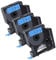 3x kamo Schriftbänder Kompatibel für Dymo D1 45016 (12mm x 7m) Schwarz auf Blau, für LabelManager 120P 160 210D 220P 260P 280 350D 360D 420P LabelPoint 100 150 200 LabelWriter 400 450 DUO