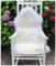 Premium Lammfell Schaffell von LANABEST. Echtes Fell mit ganz zarter Wolle. Kuschelfell, geruchsarm, chromfrei Länge ca. 95cm (Weiss)