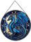 Payutou Celestial Dragon Pattern Suncatcher Stained Glass,Hanging Stained Glass for Windows,20cm/7.87inch Sun Catcher Garden Hangings Ornaments Halloween Fall Christmas Decor for Home