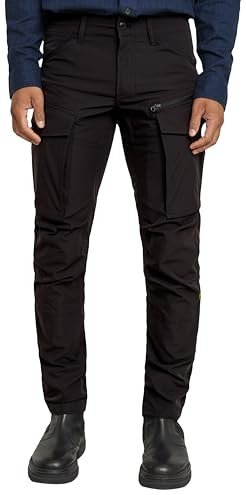 G-STAR Hombres Rovic Zip 3D Regular Tapered Pants, Negro (Dk Black D02190-d909-6484), 32W / 32L