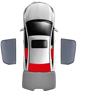 DZSJFGAIS Parasol Coche para Nissan para Qashqai J12 2022-2024 Parasol Visera Parabrisas Delantero Cortina Ventana Lateral Ciego Protector Ventana Coche Parasol(3PCS)