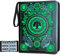 MTGPRO Sammelkartenbuch, 9 Taschen, Kartenbinder mit Hüllen, 720 doppelseitige Tasche, Premium-Sammelkartenalbum, Kartensammelmappe für MTG, TCG, Yugioh, Spielkarten (grün)