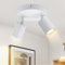 ZMH Deckenstrahler 2 Flammig Deckenleuchte Weiß: Deckenlampe Spots Strahler Deckenspots GU10 350°Schwenkbar Modern Flurlampe rund Wandstrahler für Wohnzimmer Schlafzimmer Küche (Ohne Leuchtmittel)