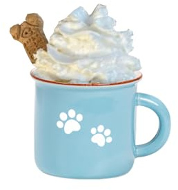 Pup Cup, Reusable Pup Cup, Puppuccino Mug Pet Dog Cat Mom Dad Gifts, Dog Treat Gift Ceramic Sweet Cups Coffee Mug (blue, 5oz)