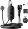 EVJUICION EV Charger Cable Type 2 to 3 Pin Plug, [10A, 2.3kW, 6M] Electric Car Charger with Holder, IP67/IP65 Type 2 Charging Cable 3 Pin with LED Indicator Light, for Type 2 EVs and PHEV