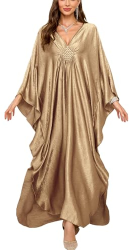 YouKD Wemen's - Vestido largo caftán bohemio para traje de baño de playa, talla única
