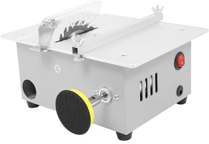 Scie de table - Scie circulaire de table - Outil de scie à main - Scie de modélisme - Mini appareil de table pour une coupe précise avec moteur de 5000 tr/min - 240 W