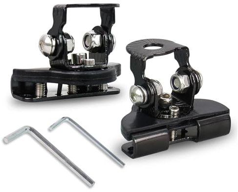 XFYESL Support de Lumière Travail Support de Fixation pour Lampe de Travail à LED, Compatible avec Les véhicules Tout-Terrain, SUV, ATV, 4x4, Universel(Black)