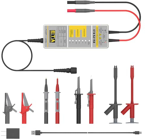 ETA Oszilloskop Differenzielsonde 50/100/200Mhz Oszilloskop Hochspannungs-Differenzsonde HV Isoliersonde (ETA5215B 200Mhz 1500V)