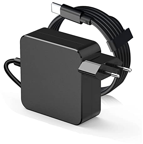 Cargador USB C 65W Compatible con JBL Charge 4/5/6, Extreme 3 4, Flip 5/6/7 | Pulse 4/5, Clip 4/5, GO 3/4, JRPOP, Endurance Peak II, Altavoz Bluetooth Tipo C PD Adaptador