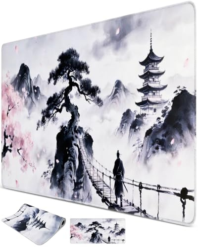 Excel Mauspad Deutsch, Große Schreibtischunterlage, 80x30cm, Wasserdicht, rutschfest, für Büro, Home Office, Lernen, Gaming (Swordsman)