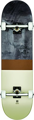 Globe G2 Half Dip 2 Skateboard, Black/Tobacco, 8.375