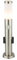 Wegeleuchte 60cm mit Bewegungsmelder & 2 Steckdosen, inklusive LED Leuchtmittel, Globo Lighting