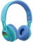 Riwbox Casques Bluetooth WT-7S sans Fil stéréo Pliable à éclairage LED de avec Micro et contrôle de Volume pour PC/iPhone/TV/iPad(Bleu et Vert)