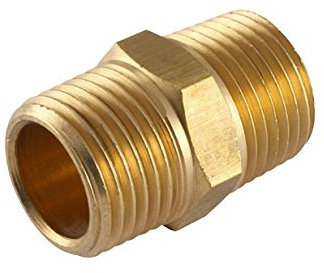 Invero® Brass Hose Connector 3/4X 3/4 Threaded