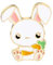 Ogquaton Dessin animé Mignon émail Broche Broche Animal Lapin modèle vêtements Badge Bijoux décor 1 Durable et utile