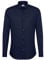 Seidensticker Herren Hemd Slim Fit Bügelfrei Kent Langarm Business Shirt, Dunkelblau, 36
