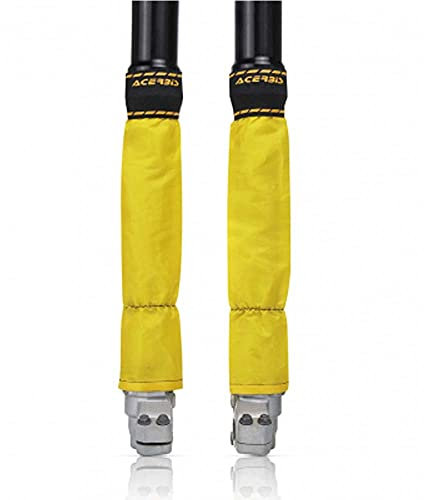 Acerbis 0024421.060 Z Z-Mud Forchetta Ghette, Giallo, 46 mm/49 mm Ø, Set di 2