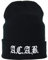 Lustige Strickmütze - Warme Wintermütze mit Spruch A C A B - Biker Beanie für Damen und Herren - Unisex Wollmütze Seemannsmütze - Beanie Haube mit Spruch