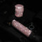 ihreesy Auto Handbremse Schaltknauf Abdeckung,Strass Diamant Kristall Handbremse Abdeckung Universal Schaltknauf Schutzhülle Auto Knob Schalthebel Schutz Auto Inneneinrichtung Zubehör,Rosa
