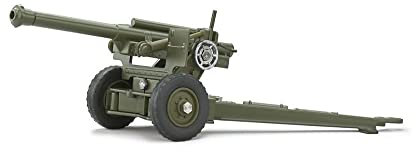 Solido 421480150 1:48 Haubitze 105mm grün camo, Miniaturauto, Die-Cast-Fahrzeug