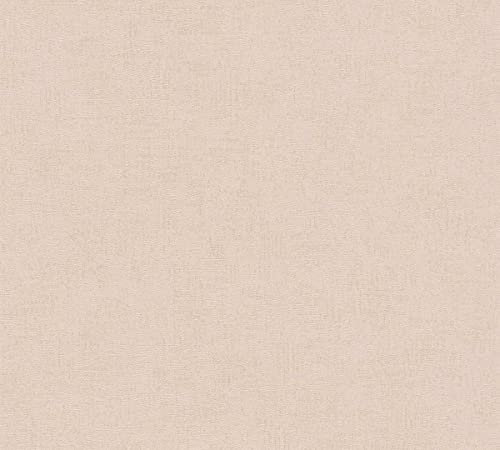 Livingwalls Vliestapete Beige für Wohnzimmer Schlafzimmer oder Küche 381978 Tapete Uni 10,05x0,53m Made in Germany