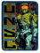Halo UNSC Master Chief Mikro-Plüsch-Fleece-Überwurfdecke,weicher Polyester-Bezug für Sofa und Bett, gemütliche Heimdekoration, luxuriöses Raum, Teenager, 127x152 cm