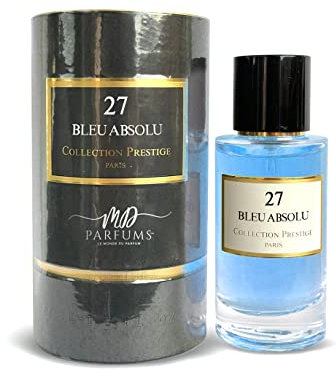 MDPARFUMS - Privée Collection CP Prestige - Bleu Absolu Number 27 - Eau de Parfum Uni - 50 ml - würziger und holziger Duft - Salz, Weihrauch und Sandelholz
