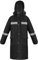 Btmpmcs Homme Pluie Imperméable Léger avec Capuche et Manches Ripstop Respirant Multi-Usage Imperméable avec Réfléchissante Manteau de Pluie Long Impermeable