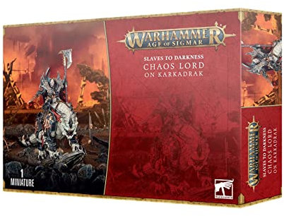 Warhammer Age of Sigmar Games Workshop Slaves to Darkness: Chaos Lord On Karkadrak