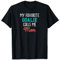 My Favorite Goalie Calls Me Mom Shirt Fußball Hockey T-Shirt T-Shirt